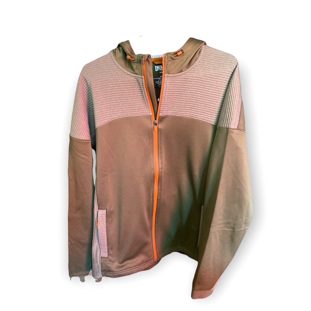 Duluth Trading Co forest green Mens zip up